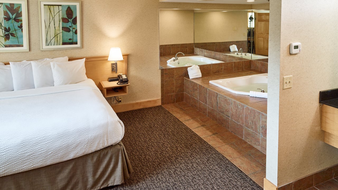 Signature Jacuzzi Suite Non-Smoking at LivINN Hotel Minneapolis North/Fridley