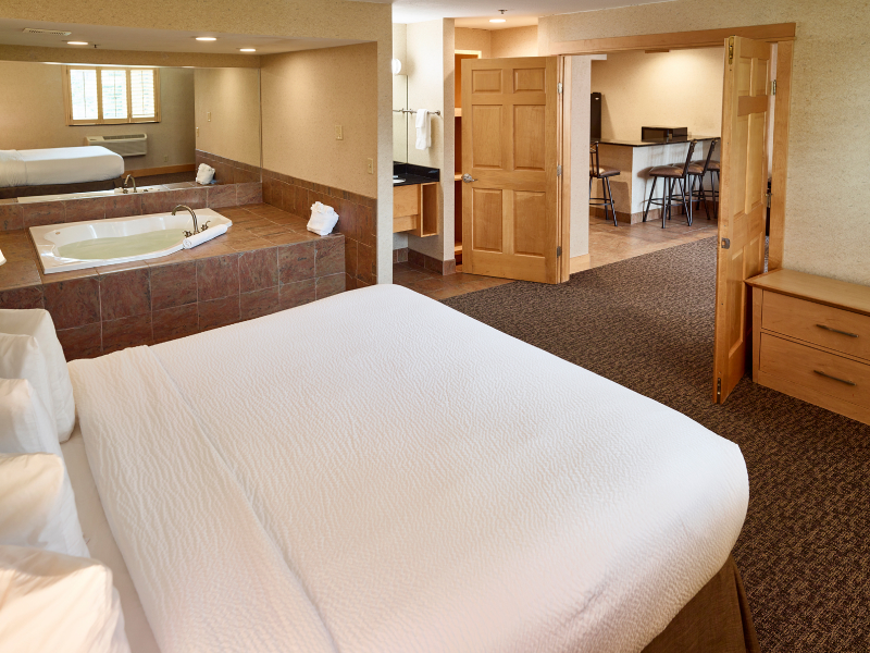 Jacuzzi Suite Non Smoking at LivINN Hotel Minneapolis NorthFridley